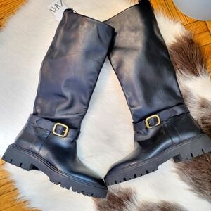 Zara knee high boots